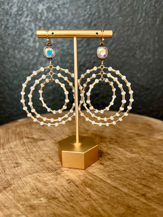 Triple Ring Earring