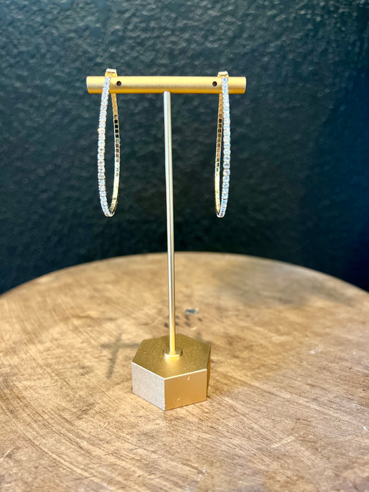 Teardrop Hoop Earring