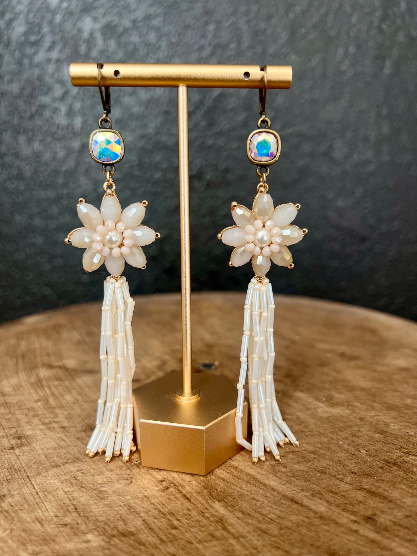 Flower Fringe Earring