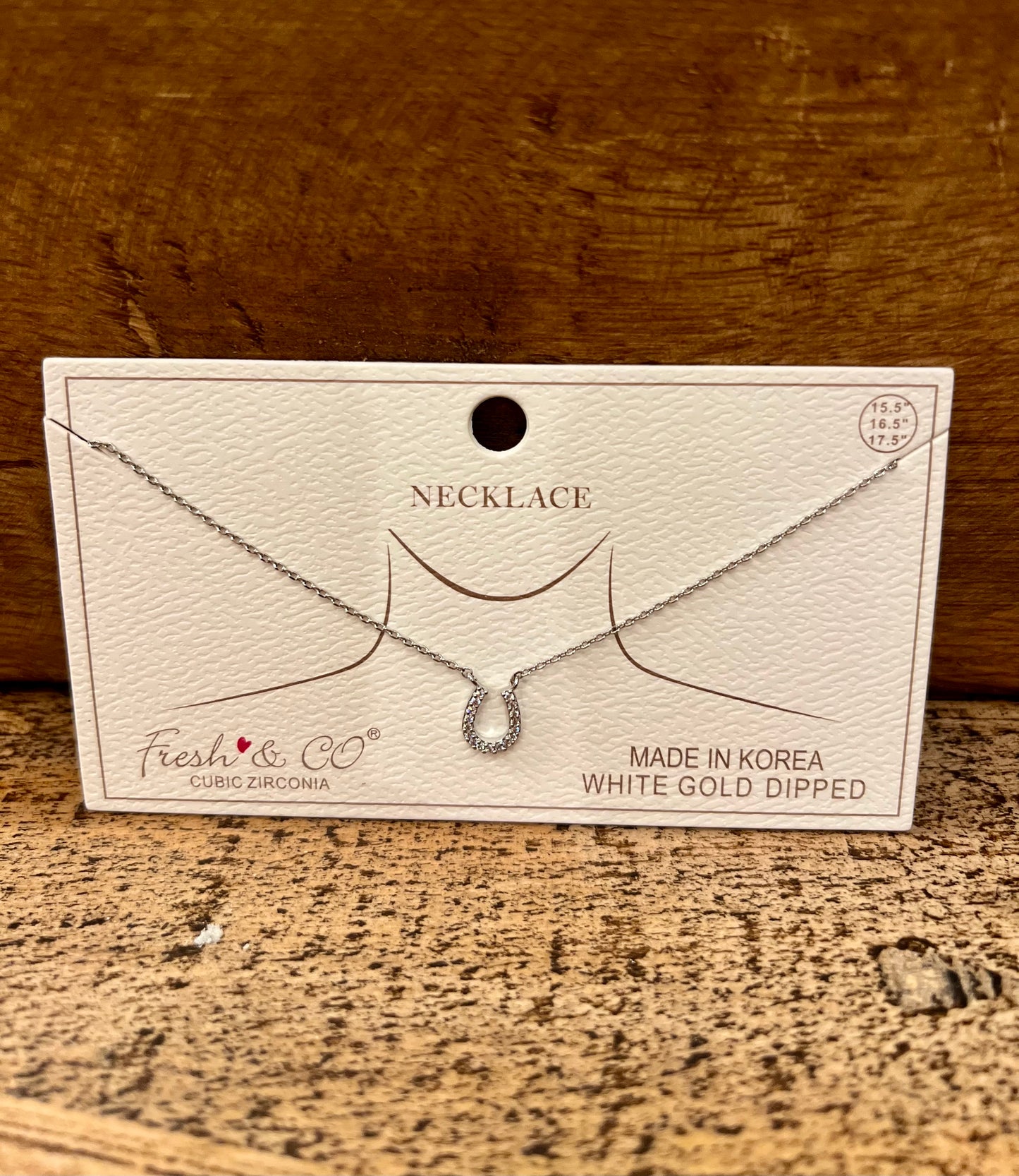 Diamond Horseshoe Necklace