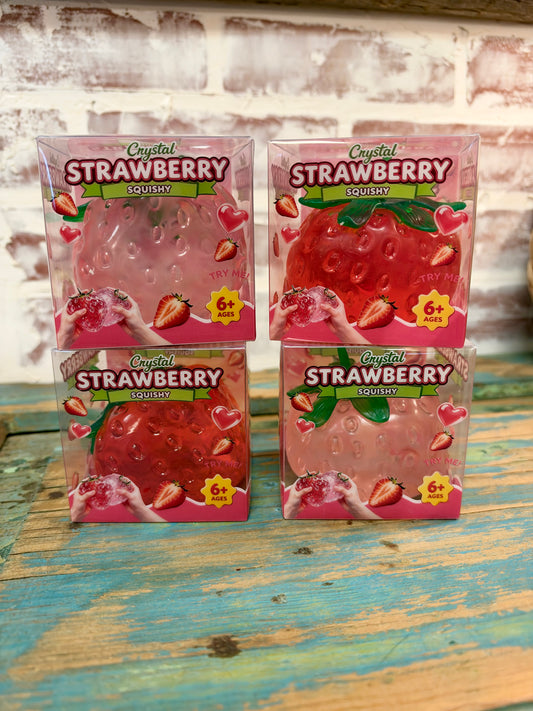Crystal Strawberry Squishy