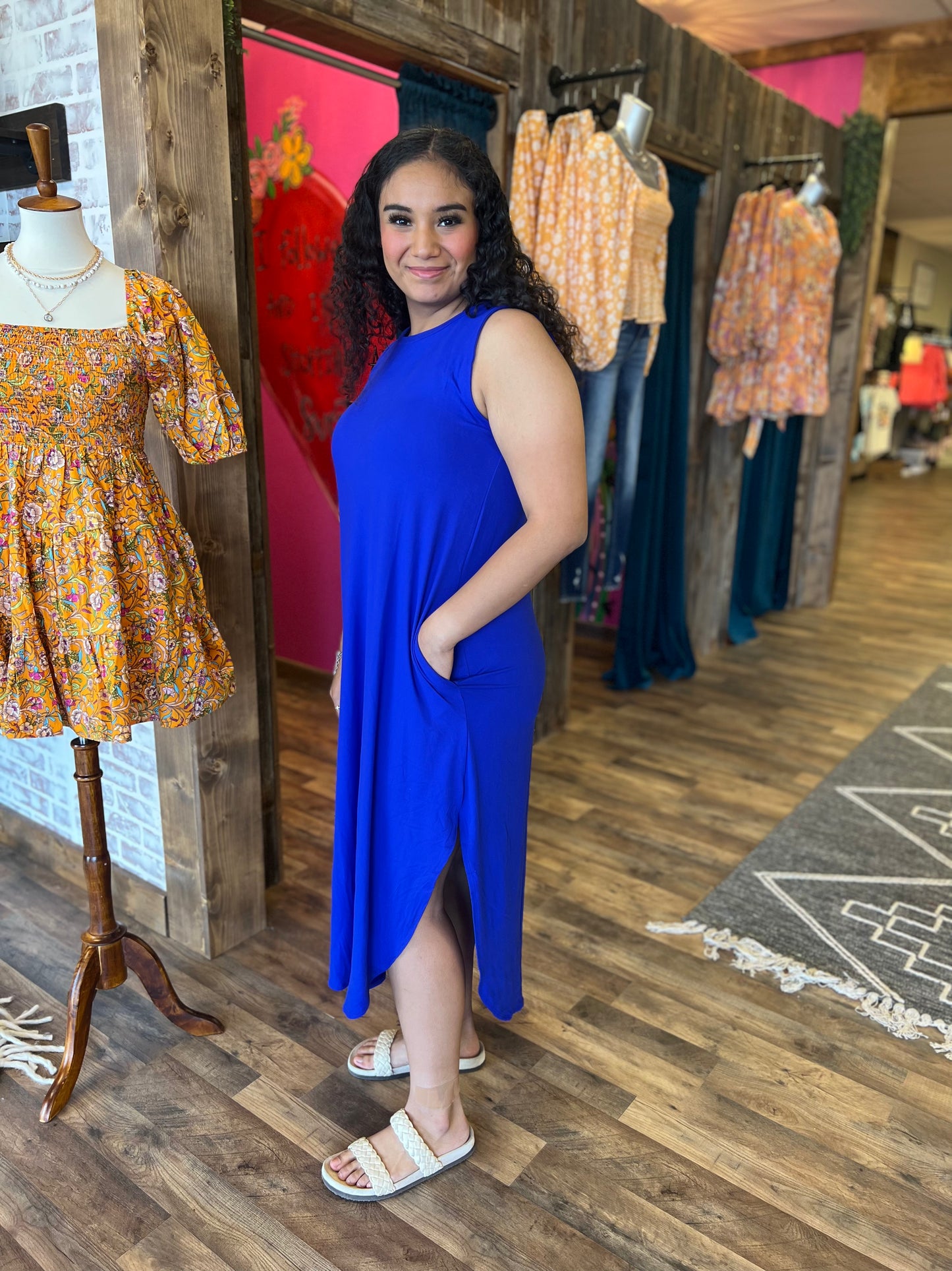 Royal Maxi Dress