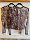 Leopard Mesh Top