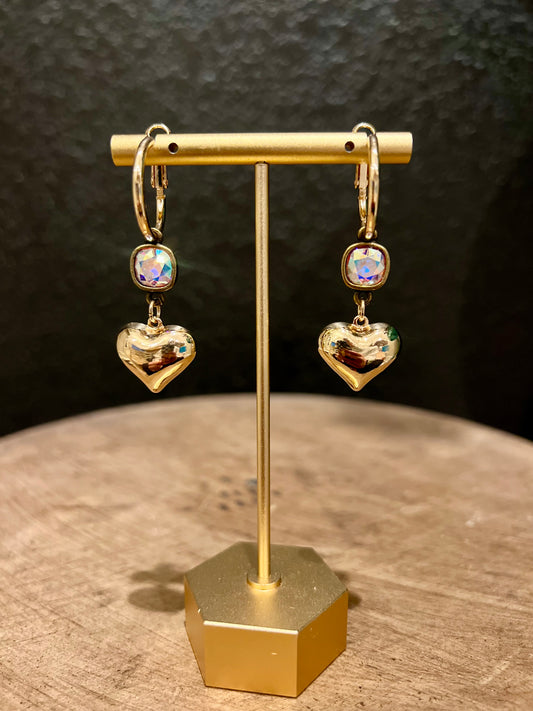 Mini Heart Hoop Earring