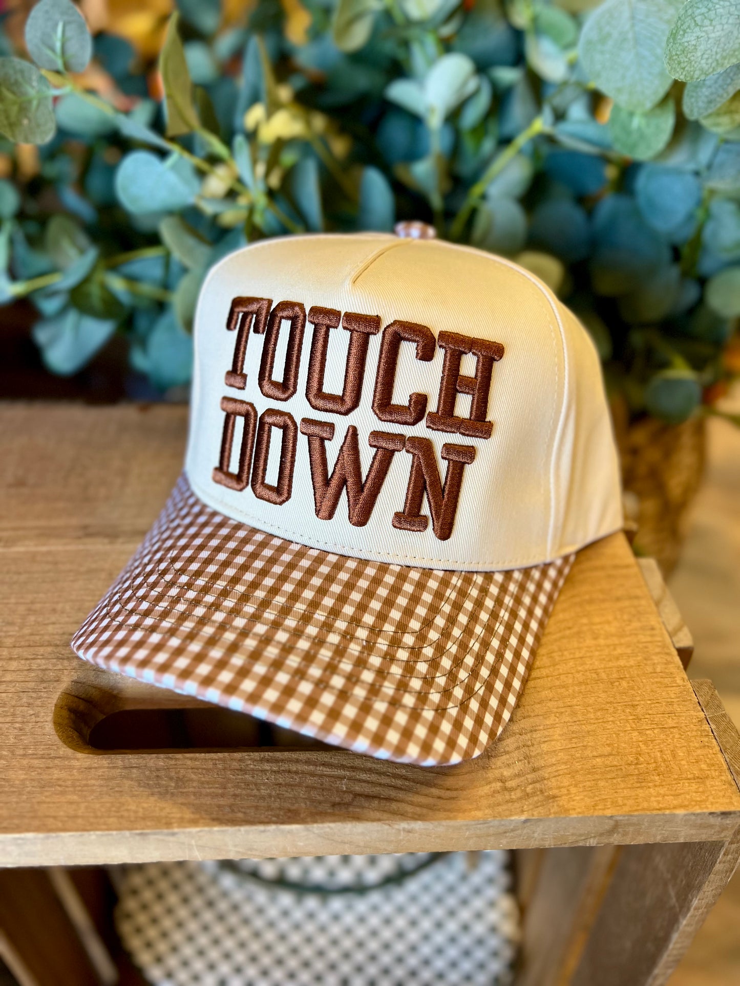 Gingham Touchdown Hat