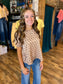 Polka Dot Peplum Blouse