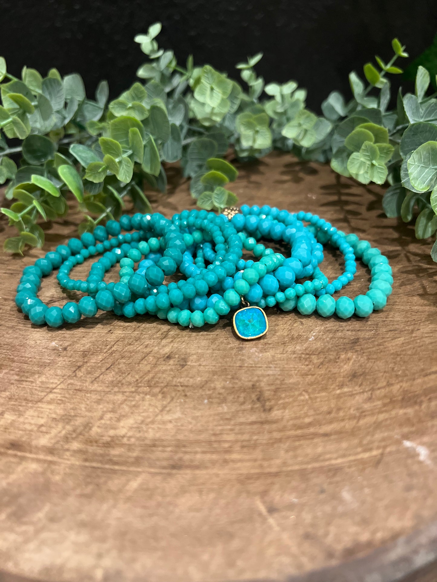 9 Piece Turquoise Bracelet Set