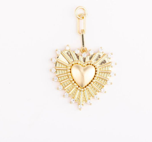 Heartburst Bag Charm