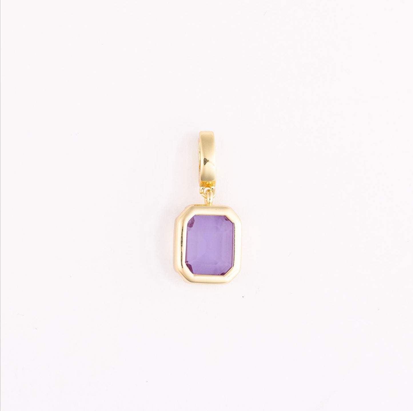 Charm Bar Clip On Birthstone Charm