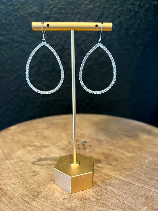 Teardrop Diamond Earring