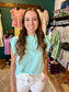Sleeveless Ruffle Button Up Top