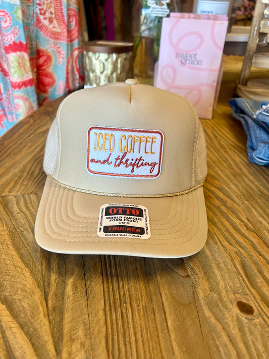 Iced Coffee & Thrifting Hat