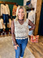 Side Tie Crochet Vest