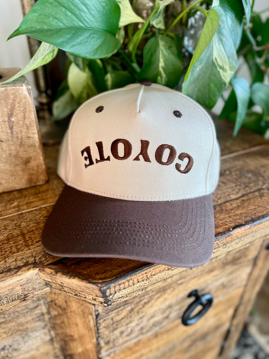 Chocolate & Tan Coyote Hat