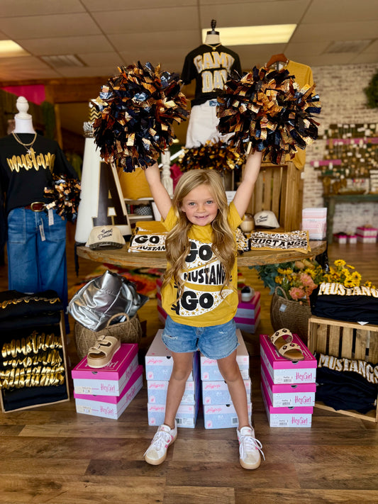 Go Mustangs Go Kids Tee