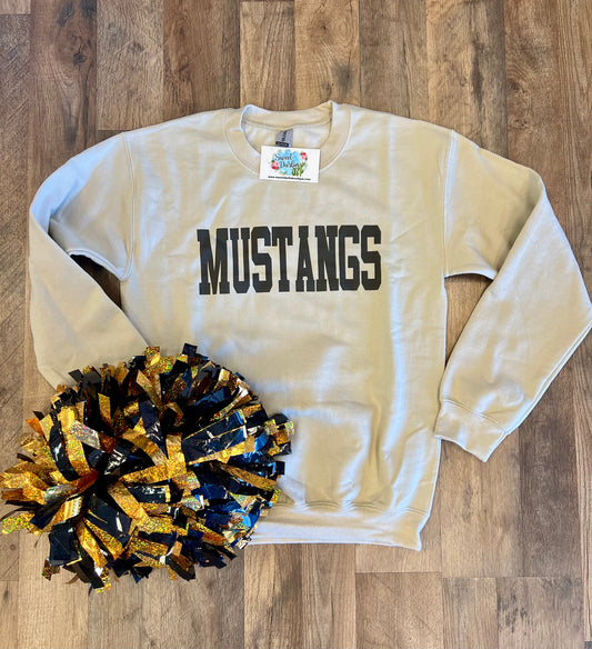 Taupe Mustangs Crew