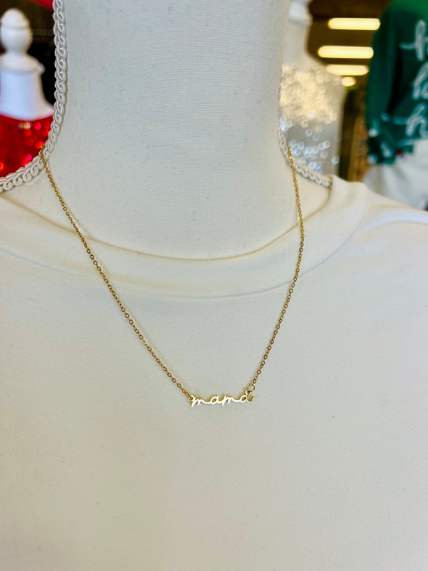 Gold Mama Necklace