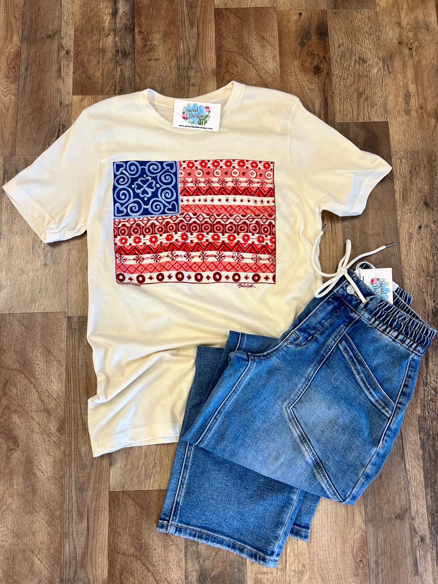 Paisley Flag Tee