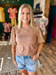 Lace Bubble Sleeve Top