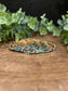 10 Piece Turquoise & Crystal Bracelet Set