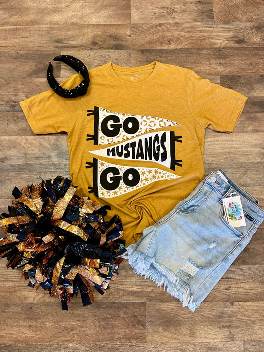 Go Mustangs Go Tee