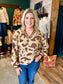 Leopard VNeck Sweater