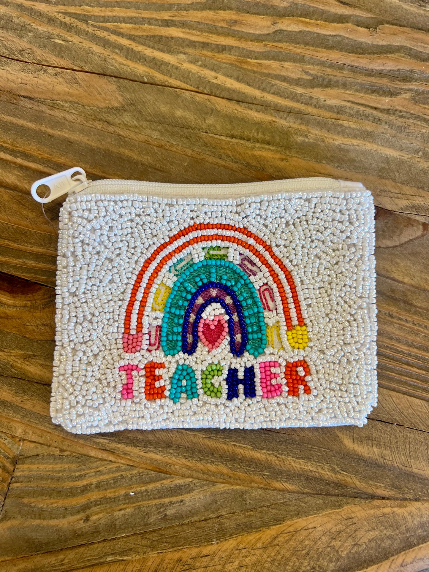 Rainbow Teacher Coin Purse