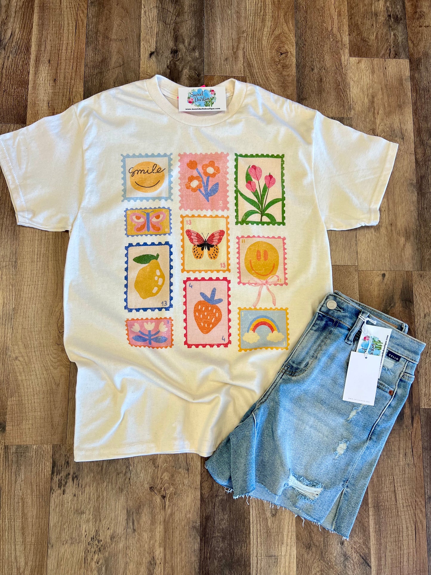 Good Vibes Stamps Tee