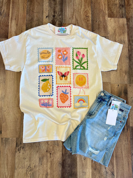 Good Vibes Stamps Tee
