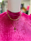 Double Strand Cross Necklace