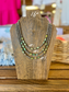 Turquoise Square Navajo Pearl Necklace