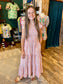 Rose Floral Smocked Maxi Dress