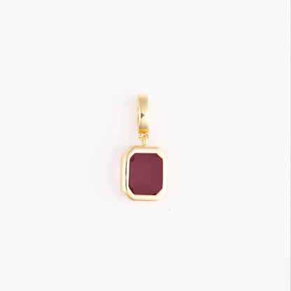 Charm Bar Clip On Birthstone Charm