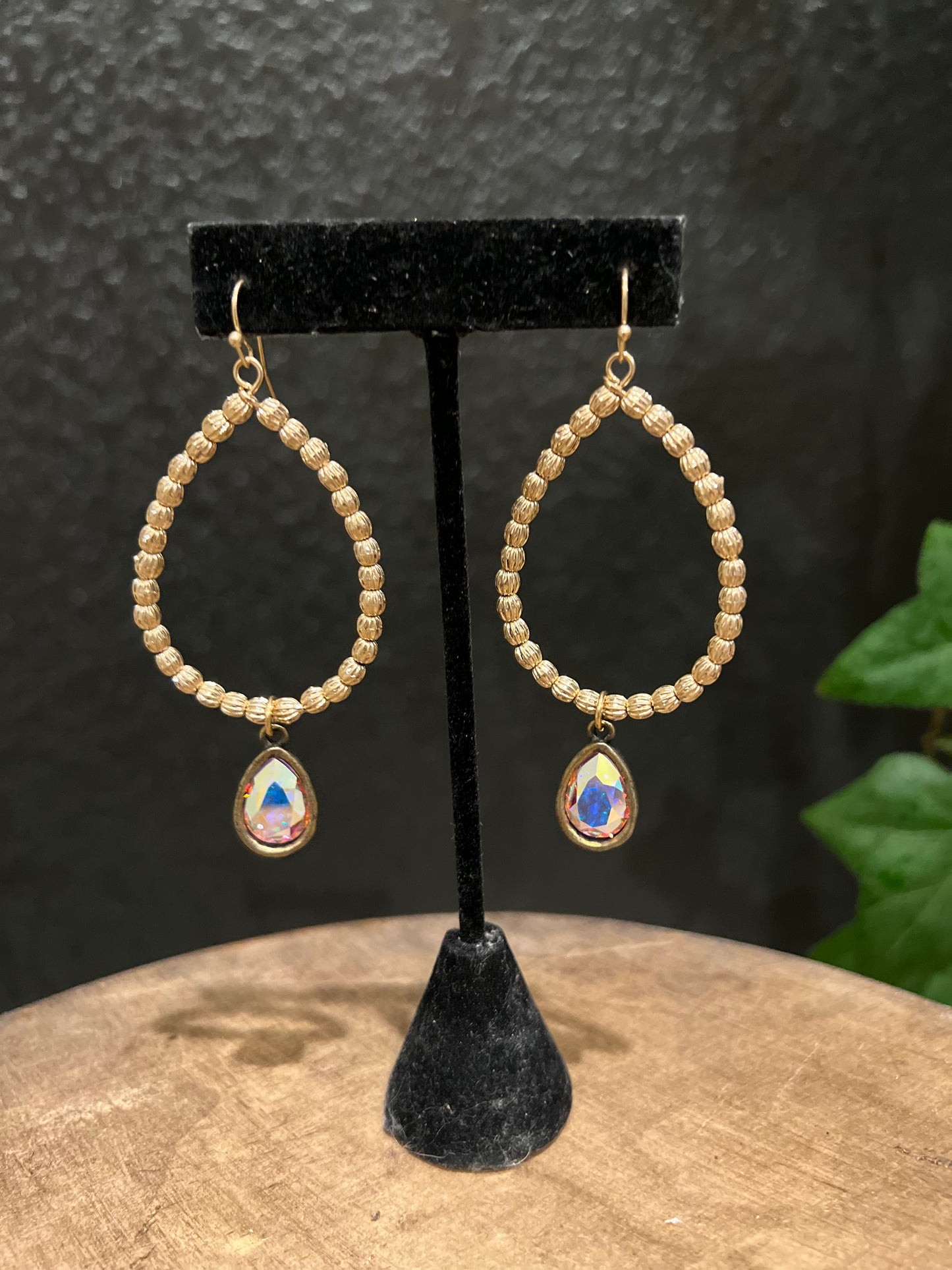 Gold Teardrop Earring