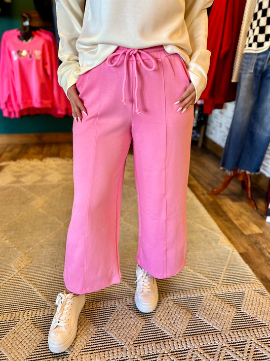 Candy Pink Casual Pant