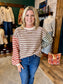 Tri Tone Color Block Pullover