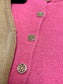 Gold Diamond Button Vest