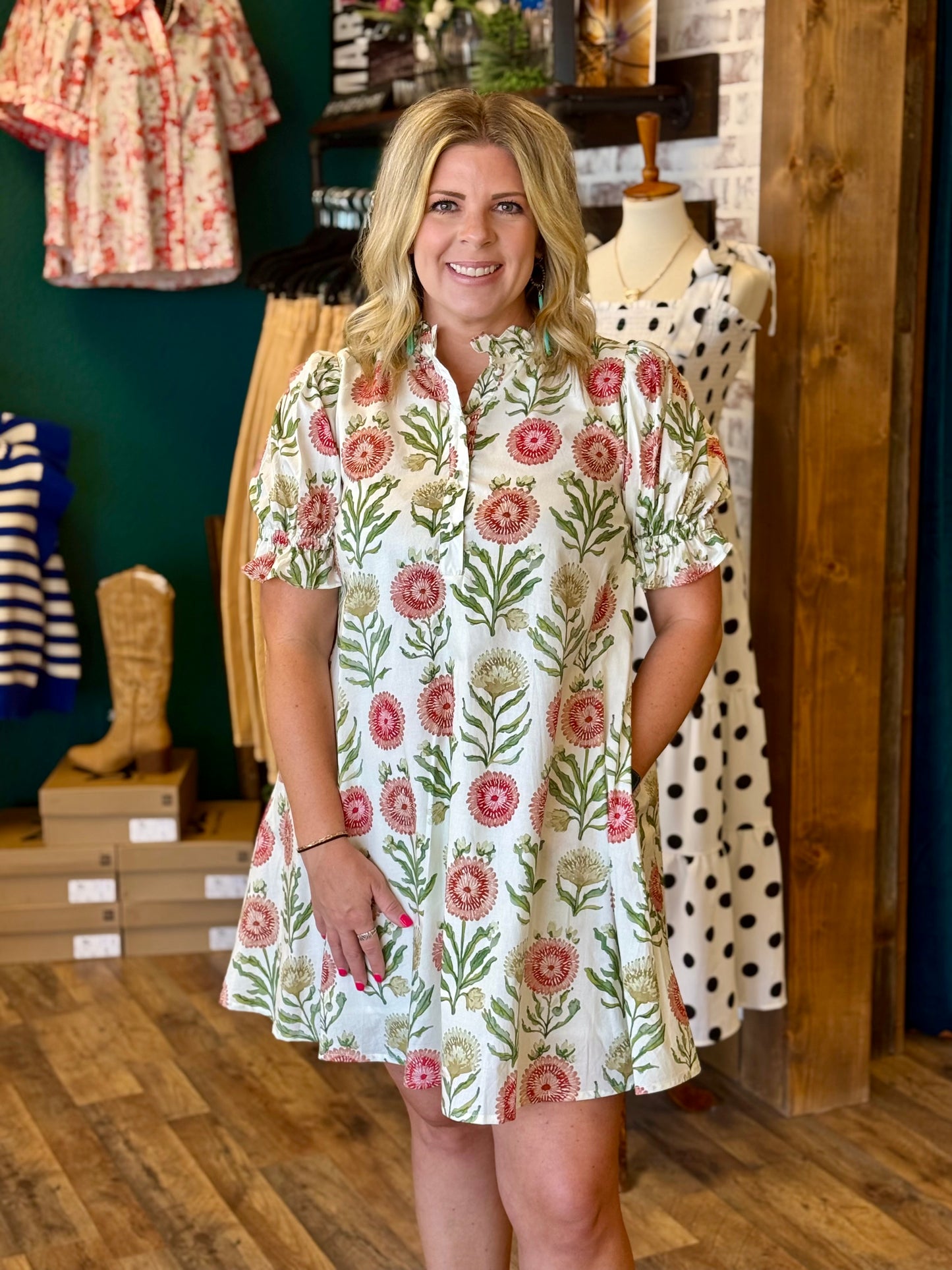 Floral Babydoll Dress