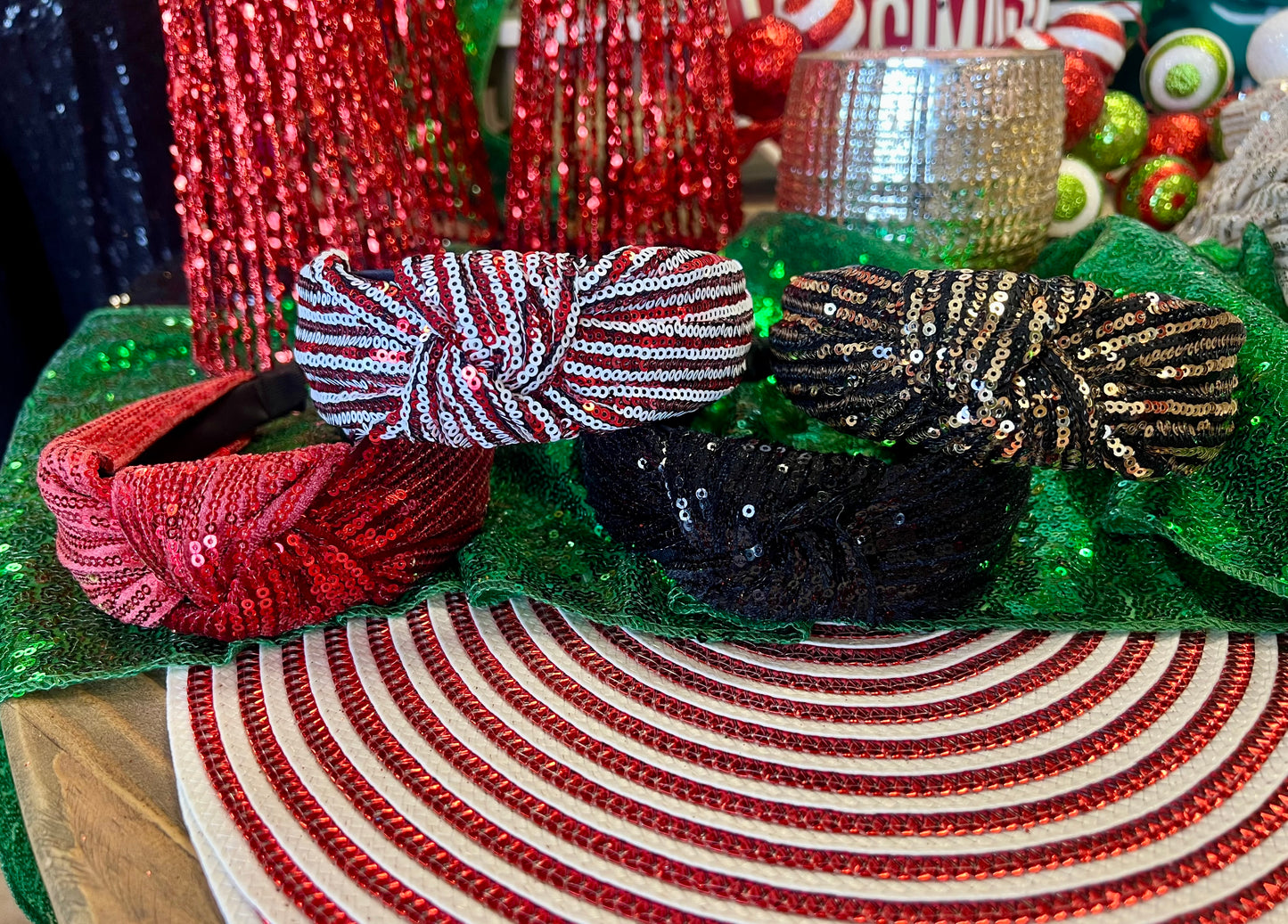 Sequin Knot Headbands