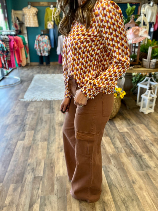 Camel Cargo Pants
