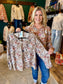 Floral Smocked Sleeve Top