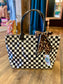 Checkered Tote Bag