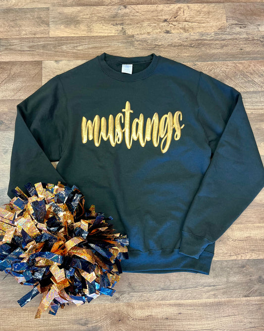 Metallic Mustangs Sweatshirt