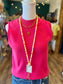 Beaded Teacher Lanyard