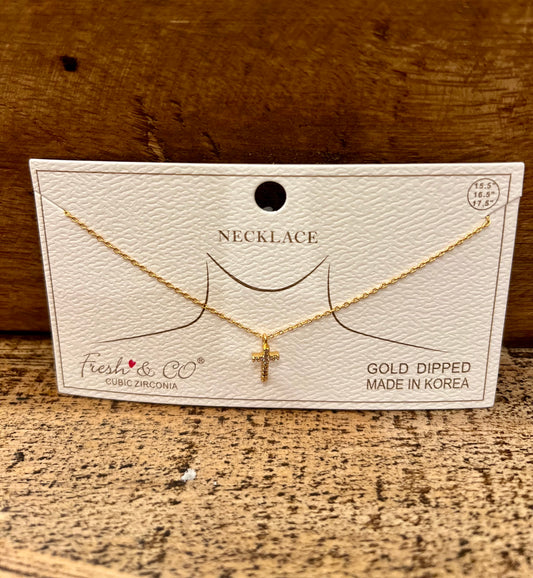 Diamond Cross Necklace