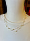 Double Strand Dainty Pearl Necklace