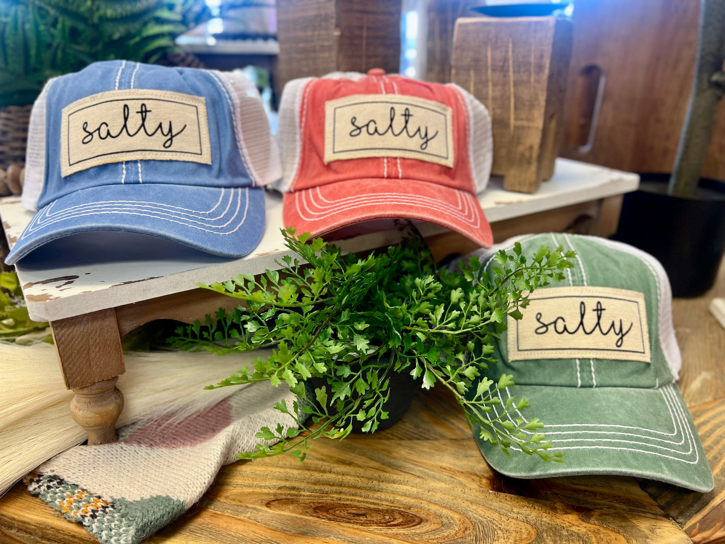 Salty Canvas Patch Baseball Hat