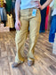 Vervet Golden Brown High Rise Utility Cargo Wide Leg