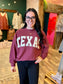 Maroon Texas Sweater