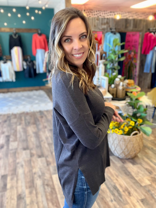 Front Seam VNeck Tunic